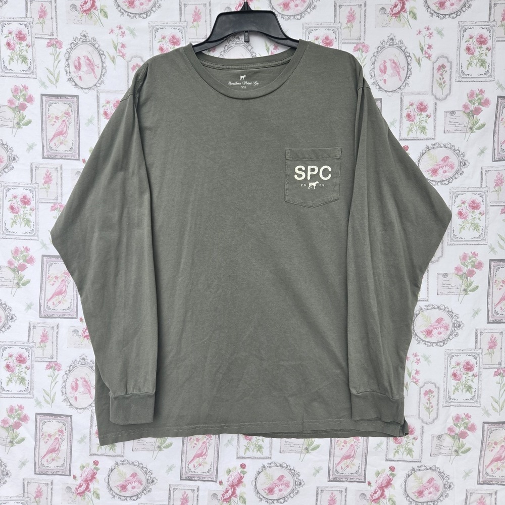 Southern Point Co. Olive Green Long Sleeve T-Shirt‎ XXL Hunting Fishing Outdoors